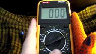  Digital Multimeter DT-9205A - відео 1