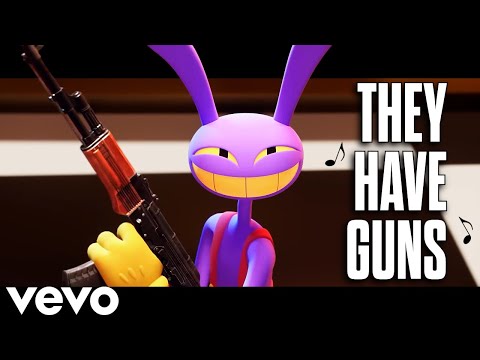 "THEY HAVE GUNS" - An Amazing Digital Circus Song | by ChewieCatt