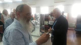 הרב שרקי בתפילת "אל מלא רחמים" בטקס יום הזיכרון של ארגון "אלמגור"