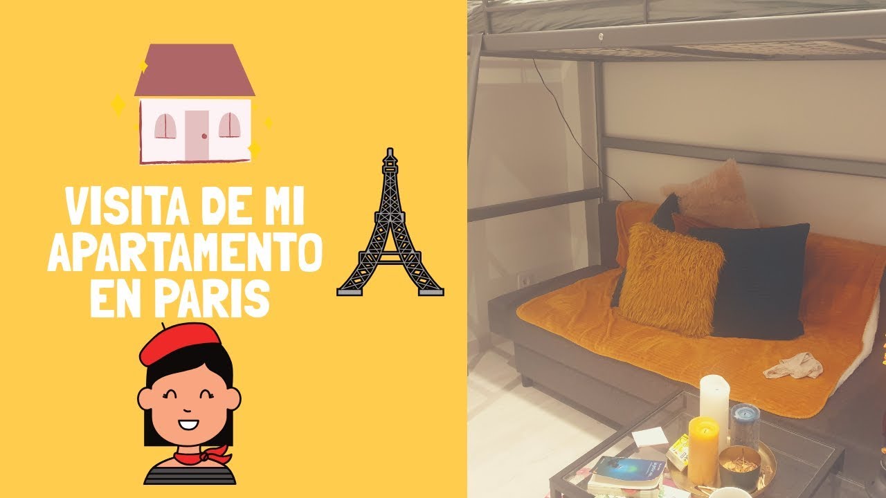 Visita de mi apartamento de 20 metros cuadrados en París| Bonjour Oriana Angel