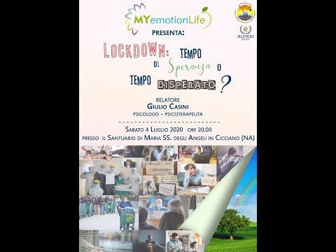Convegno: "Lockdown:tempo di speranza o tempo disperato?"