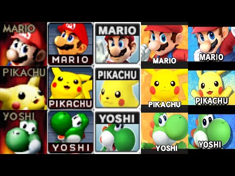 Evolution of All Characters in Super Smash Bros (1999-2021)