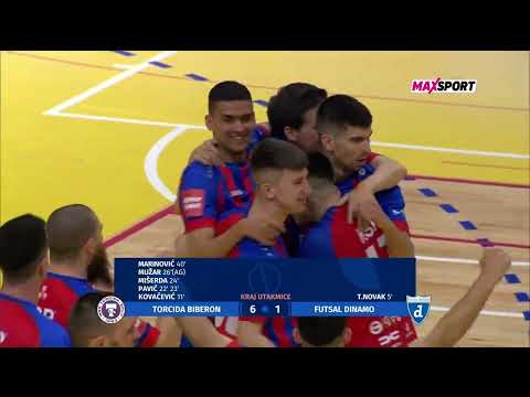 TORCIDA BIBERON vs FUTSAL DINAMO 6:1 (prva utakmica, finale, SuperSport HMNK 24/25)