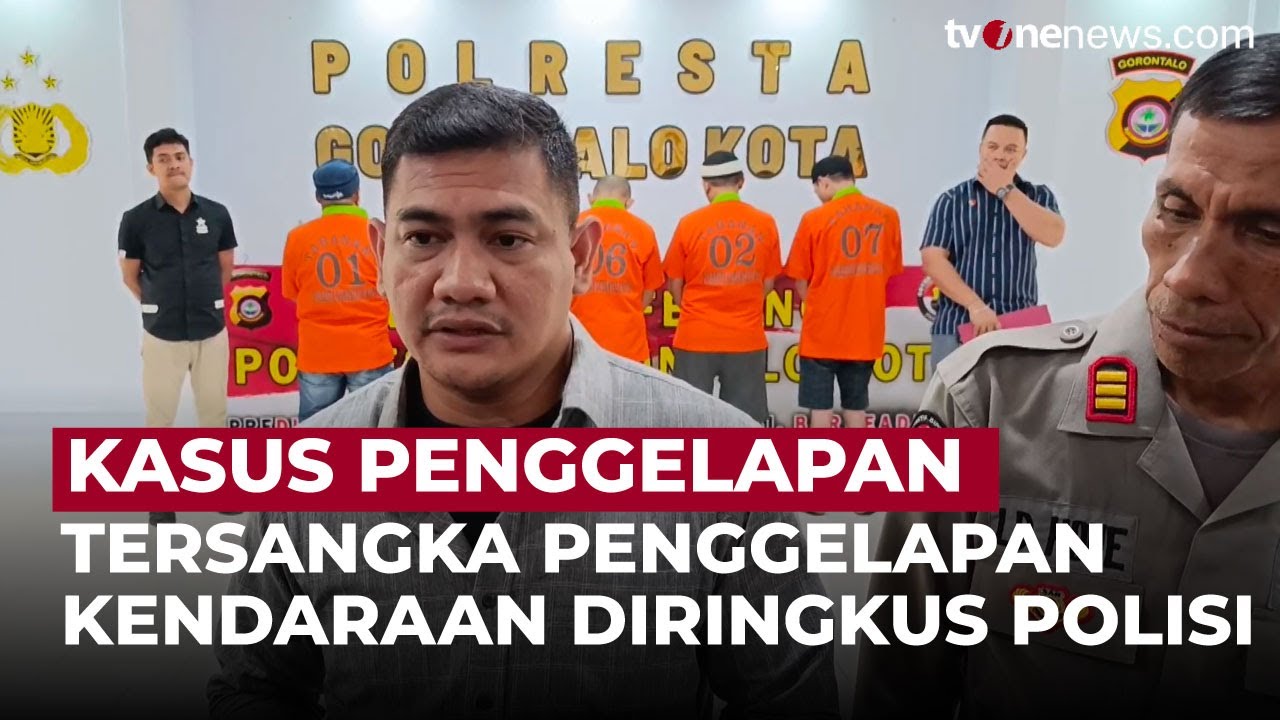 Komplotan Penggelapan Kendaraan di Gorontalo Dibekuk, Unit Dijual ke Luar Daerah | OneNews Update