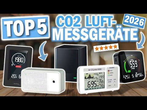 Beste LUFTQUALITÄTS MESSGERÄTE 2026 | Top 5 Luftqualitätsprüfer für Zuhause!