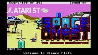 Space Quest : The Sarien Encounter - Atari ST (1986) longplay