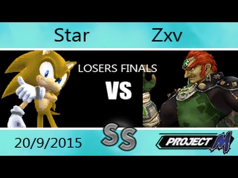 SGT 20/09 - Star (Sonic) Vs. Zxv (Ganondorf) Project M Losers Finals