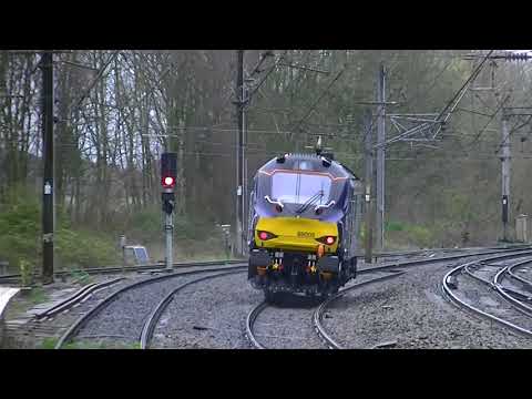 DRS Electro Diesel Loco Testing 88002 0Z89 Lancaster 300317