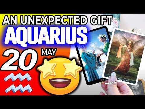Aquarius ♒ AN UNEXPECTED GIFT 😍 Horoscope for Today MAY 20 2022♒Aquarius tarot may 20 2022