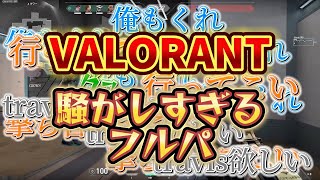 [VALORANT]世界一騒がしいフルパ。