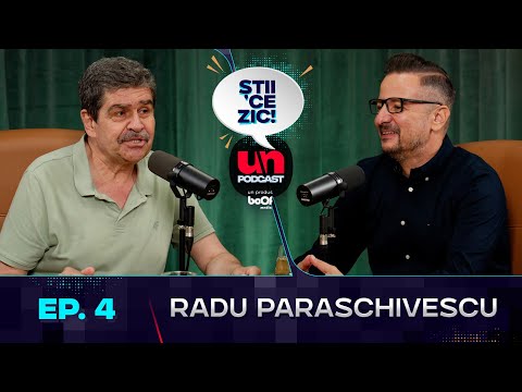 Radu Paraschivescu: „Rețeta de viață se sprijină pe sclipici și derizoriu” | Știi ce Zic! - ep 4