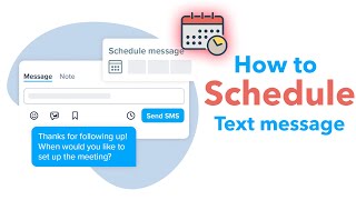 How To Schedule a Text Message on iPhone & Android?