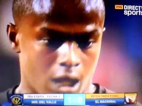 José Angulo aliviado por anotar primer gol en el Campeonato Nacional