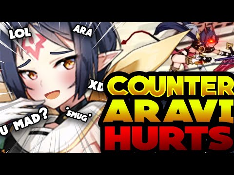 Counter A Ravi but she actually counterattacks - Epic Seven