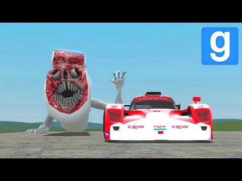BRIDGE WORM VS SUPER CAR - Garry's mod Sandbox