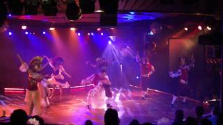 Russian group performing to "Move Dance Be Born" by Yello + "I Will Remember" by Toto