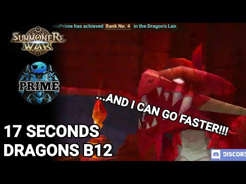 @GenesisPrime  17 Seconds Dragons B12 - And I Can Go Faster! - Summoners War