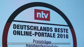 TV-Beitrag: wirsindhandwerk.de erhält Auszeichung "Deutschlands Beste Online-Por