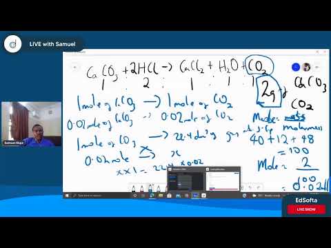 EdSofta JAMB UTME Tutorials - Chemistry (Mole Ratios)