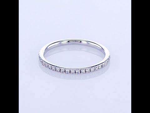 0.39CT 18KT WHITE GOLD DIAMOND ETERNITY BAND
