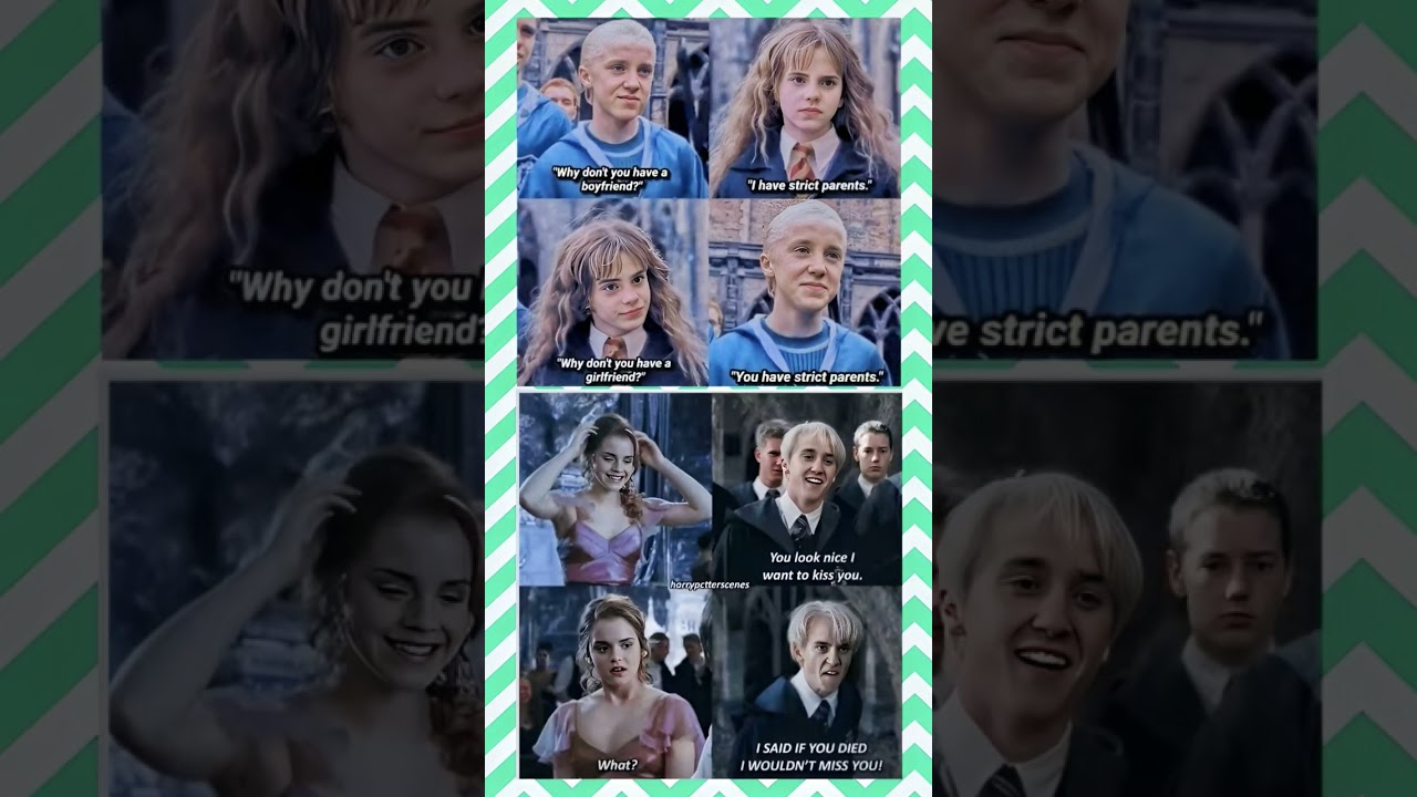 When Draco Malfoy Tries to Flirt but Fails Miserably 😂 | #shorts #funny #memes #shortsfeed
