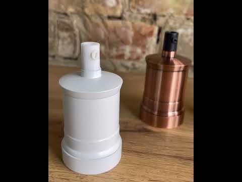 Ретро патрон Е27 для абажуров бронза