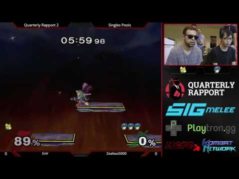 QR2 - EnV (Fox) vs Zealous5000 (Marth) - Pools