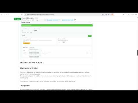 Subscription complete overview