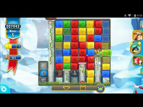 Pet Rescue Saga Level 4443 - NO BOOSTERS | SKILLGAMING ✔️