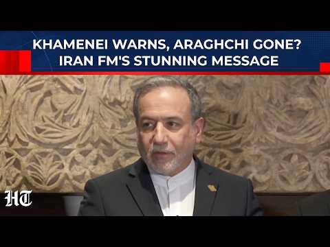 Iran’s Foreign Minister Flees To Beirut Amid Unrest? Araghchi's Video Message As Khamenei Warns US