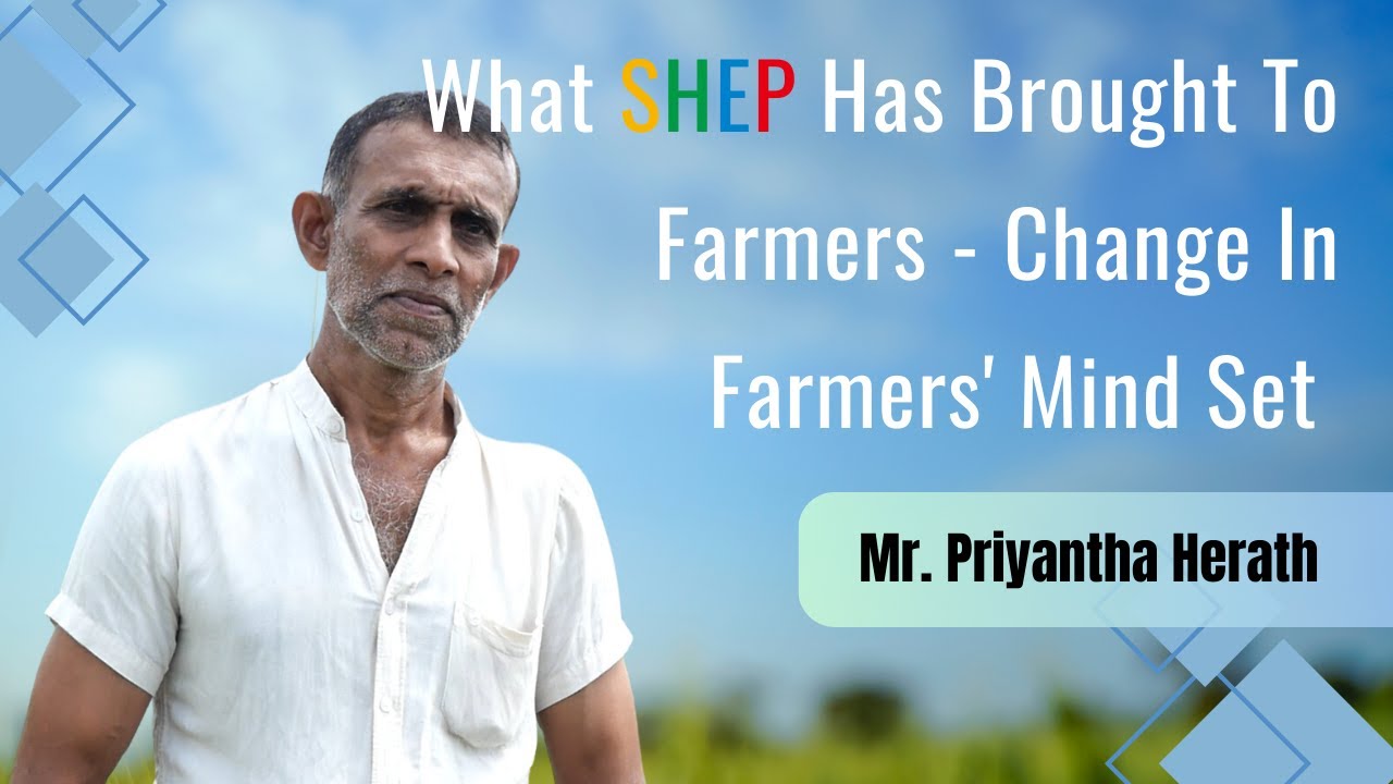What SHEP Has Brought To Farmers - Change In Farmers' Mind Set – Mr. Priyantha Herath (Kadiyangalla)
