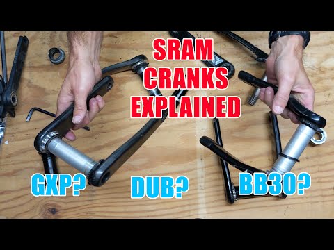 Sram Crankset Spindles Explained | GXP BB30 PF30 DUB