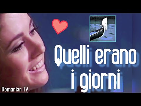 GIGLIOLA CINQUETTI: "QUELLI ERANO I GIORNI" Cerbul De Aur Special for Romanian TV 1969 (⬇️Testo*)