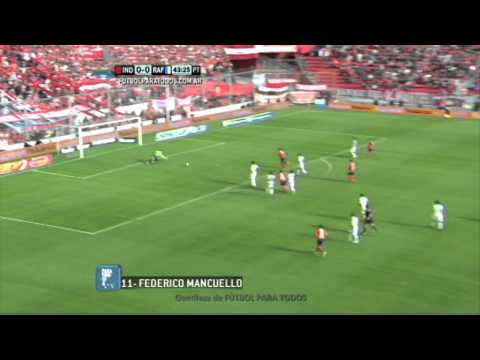 Gol de Mancuello. Independiente 1 - Rafaela 0. Fecha 1. Torneo Primera División 2014. FPT