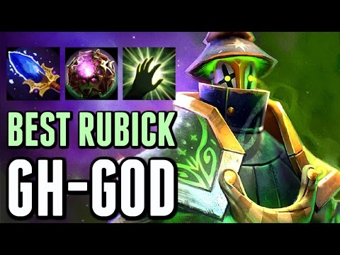 GH-GOD Dota 2 Rubick Pro - 1s Spell Steal Crazy Gameplay [Scepter & Octarine Core]