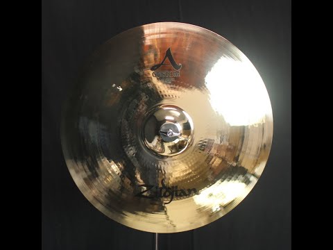 Zildjian 17" A Custom Fast Crash - 1005g (video demo) image 2