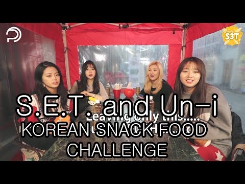 (ENG) S.E.T. and Un-i Korean Snack Food CHALLENGE