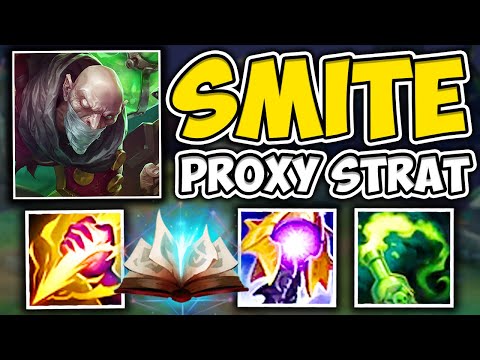 This Smite Proxy Singed Strategy is a LEGIT Cheat Code (10 CS + per MINUTE!) - League of Legends