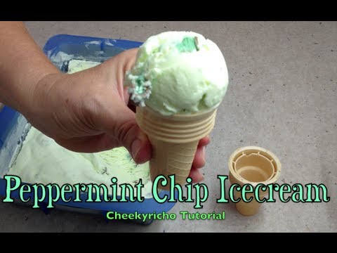Peppermint Chip Ice cream cheekyricho recipe