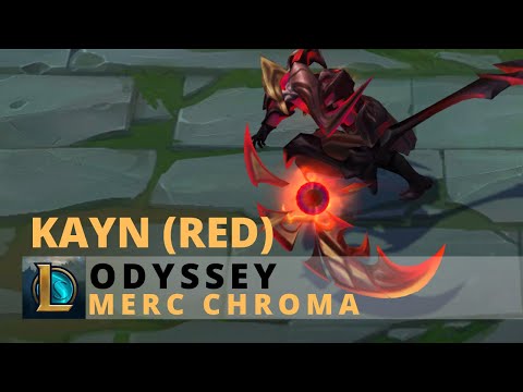 Odyssey Kayn (Red) Merc Chroma - League Of Legends