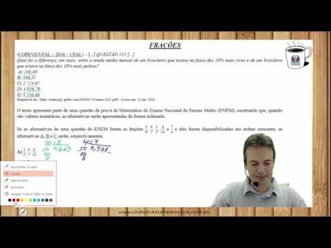 E0218 - COPEVE/UFAL - 2016 - UFAL - FRAÇÕES (www.gurudamatematica.com.br)