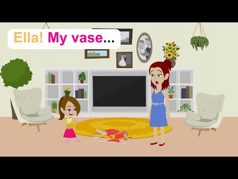 Ella is naughty - English Funny Animated Story - Ella English