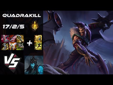 BOTTOM Draven vs Kalista [QUADRAKILL] - EU Grandmaster Patch 25.23