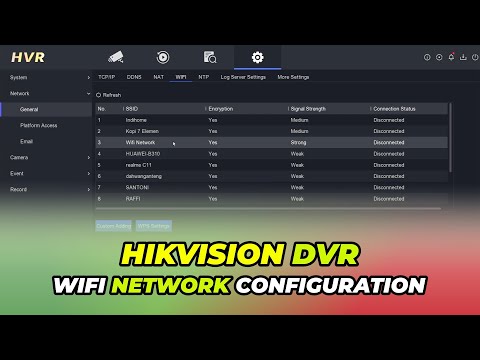 How To Connect Wifi To Hikvision DVR | Hikvision DVR Wifi Network Configuration