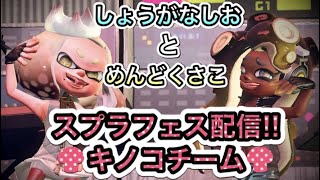 スプラフェス配信!! キノコチーム頑張ります♪