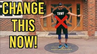 BEGINNER JUMP ROPE TUTORIAL: HOW TO STOP TRIPPING &amp; LOOK ULTRA SLICK! | by RUSH ATHLETICS