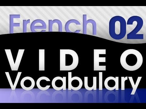 Learn French Video Vocabulary 1
