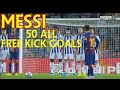 Lionel Messi Tous les 50 Buts sur Coup-Franc | Avec commentaires !
