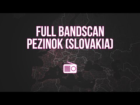 Full FM Bandscan @ Pezinok, SK - 5 countries, almost 200 stations!