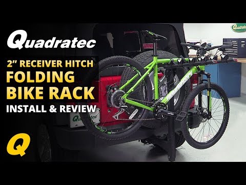 Quadratec 2 & 4 Bike Folding Bike Rack Review for Jeep Wrangler